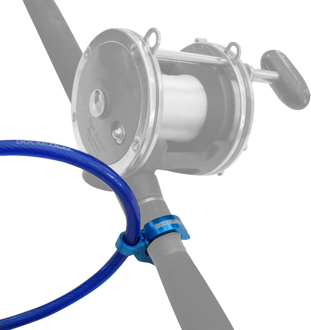 DocksLocks Fishing Rod & Reel Lock Small (19m to 24mm Rod diameter)